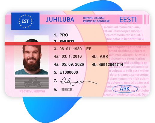 Estonia Driving License