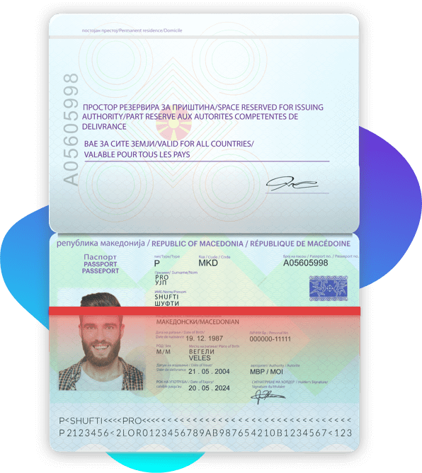 Macedonia Passport