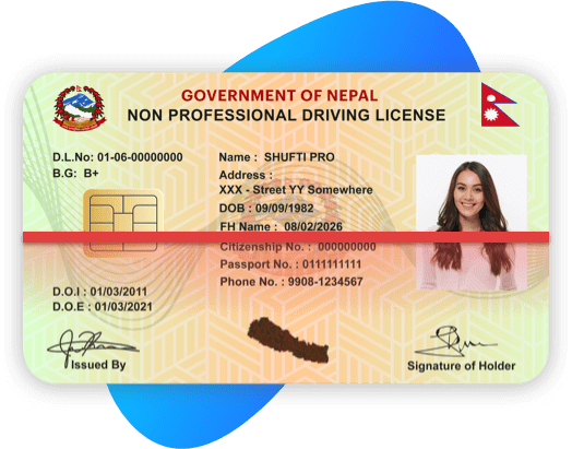 Nepal Driving License-