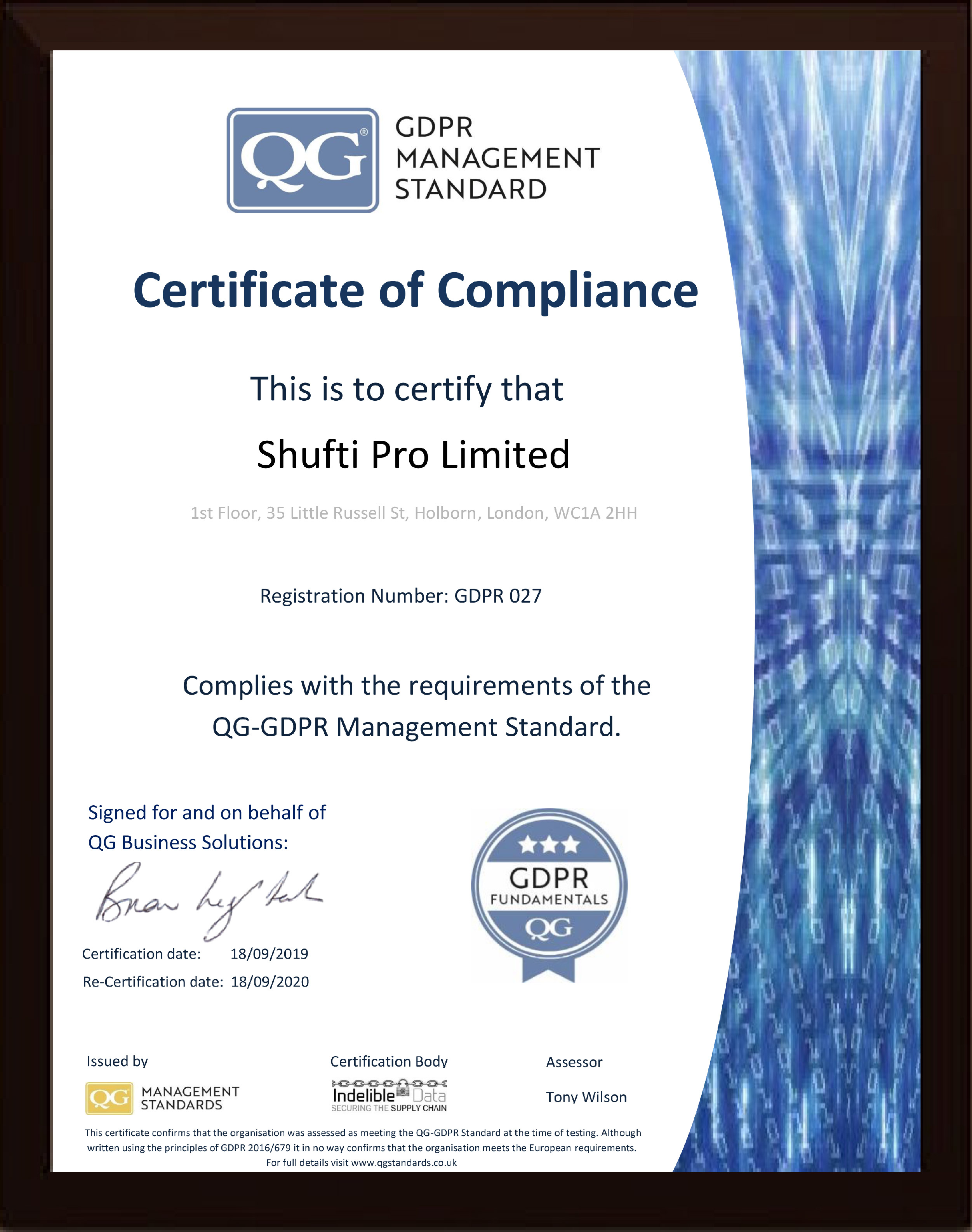 Another Feather in the Cap - Shufti Pro Becomes Guild Certified