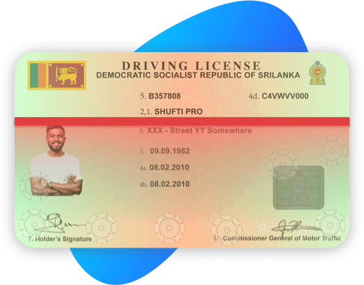 Sri lanka Driving License