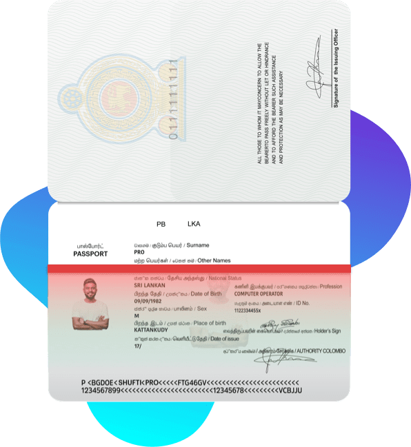 Sri lanka Passport