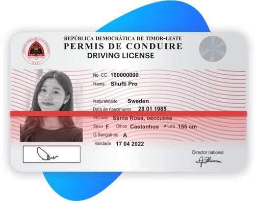 Timor lesta Driving License