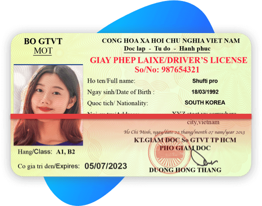 Vietnam Driving License