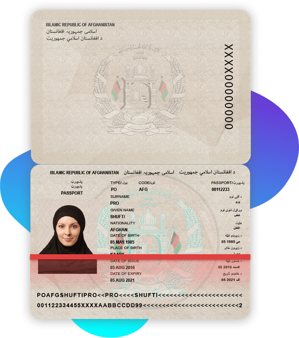Afghnistan passport