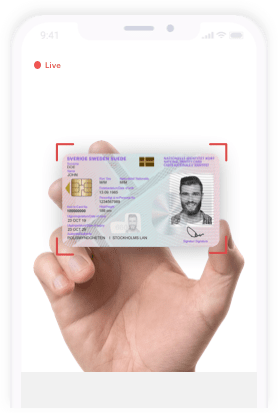 Scanning of ID card and details on it for authentication