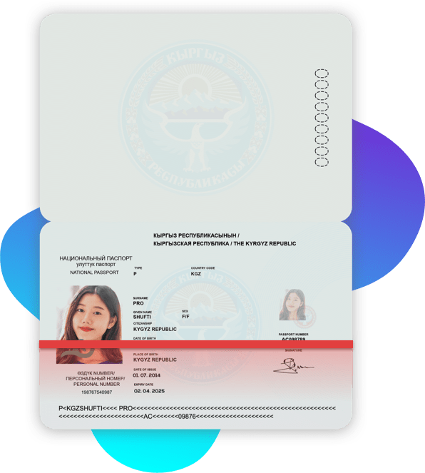 kyrgyzstan passport