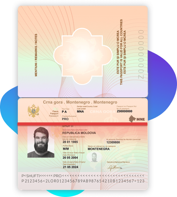 montenegro passport