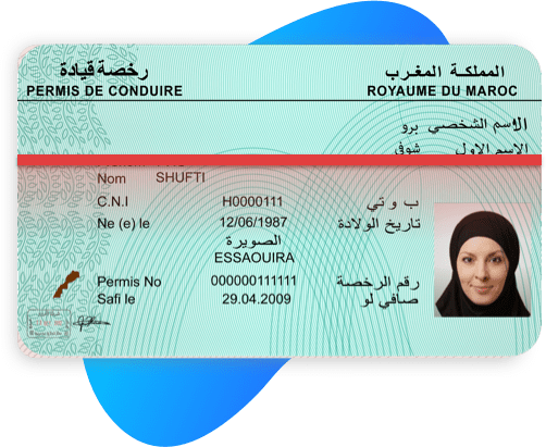 morocco driving license